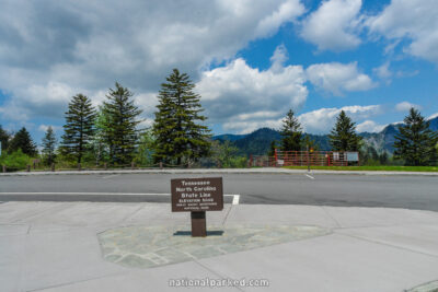Newfound Gap in Great Smoky Mountains National Park in Tennessee