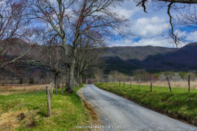 Sparks Lane in Great Smoky Mountains National Park in Tennessee