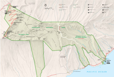 Haleakala park map