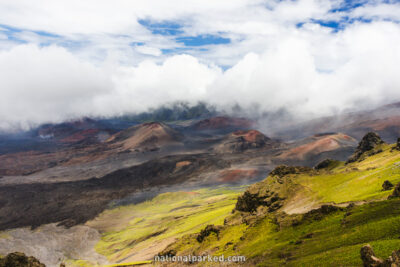 Kalahaku Overlook in Haleakala National Park in Hawaii