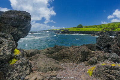 Kipahulu Coast in Haleakala National Park in Hawaii