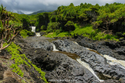 Pools of Oheo in Haleakala National Park in Hawaii