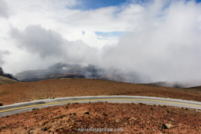 Summit Road in Haleakala National Park in Hawaii