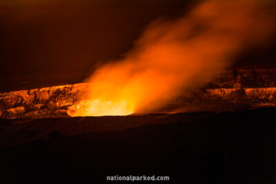 Jaggar Museum View in Hawaii Volcanoes National Park in Hawaii