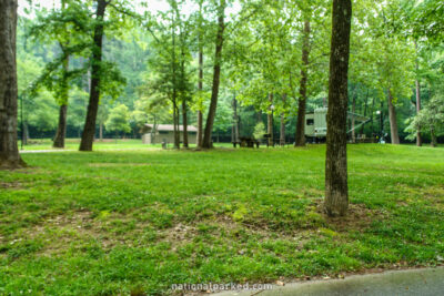 Gulpha Gorge Campground in Hot Springs National Park in Arkansas