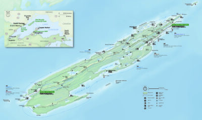 Isle Royale park map