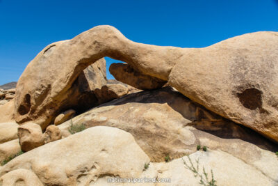 Arch Rock in Joshua Tree National Park in California