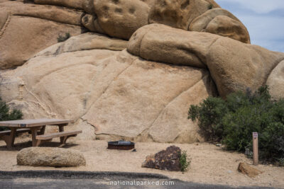 Jumbo Rocks Campground in Joshua Tree National Park in California