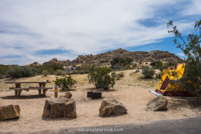 Jumbo Rocks Campground in Joshua Tree National Park in California