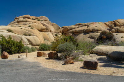 Jumbo Rocks Campground in Joshua Tree National Park in California