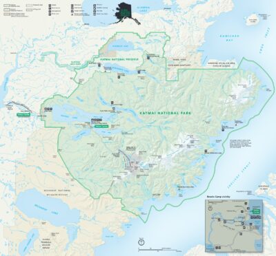 Katmai Park Map