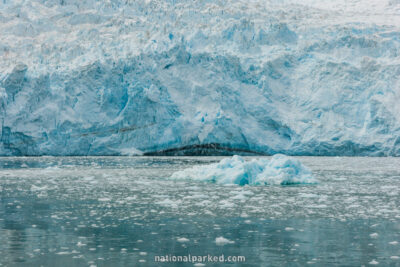Aialik Glacier in Kenai Fjords National Park in Alaska