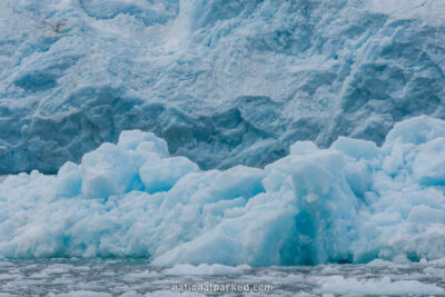 Aialik Glacier in Kenai Fjords National Park in Alaska