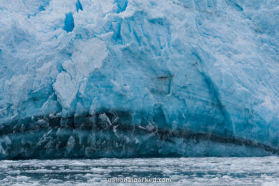 Aialik Glacier in Kenai Fjords National Park in Alaska