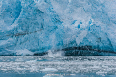 Aialik Glacier in Kenai Fjords National Park in Alaska