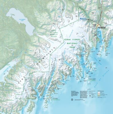 Kenai Fjords Park Map