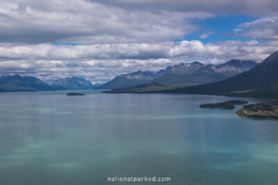 Aerial Views in Lake Clark National Park in Alaska