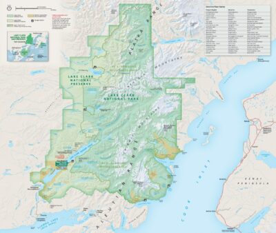 Lake Clark Park Map