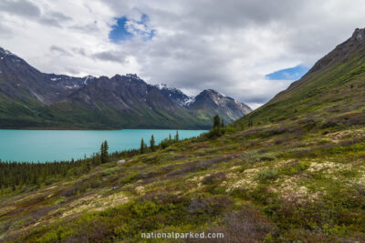 Upper Twin Lake in Lake Clark National Park in Alaska