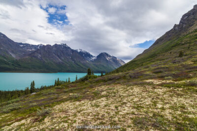 Upper Twin Lake in Lake Clark National Park in Alaska