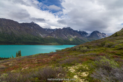 Upper Twin Lake in Lake Clark National Park in Alaska