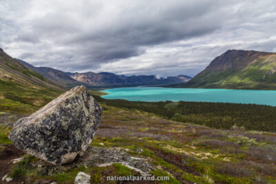 Upper Twin Lake in Lake Clark National Park in Alaska