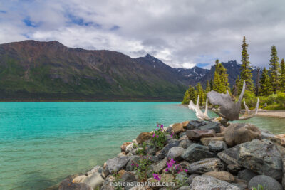 Upper Twin Lake in Lake Clark National Park in Alaska