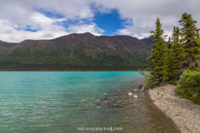 Upper Twin Lake in Lake Clark National Park in Alaska