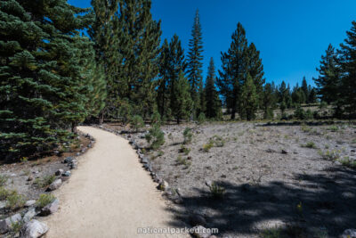 Devastated Area Nature Trail in Lassen Volcanic National Park in California
