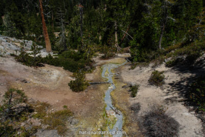 Devil's Kitchen in Lassen Volcanic National Park in California