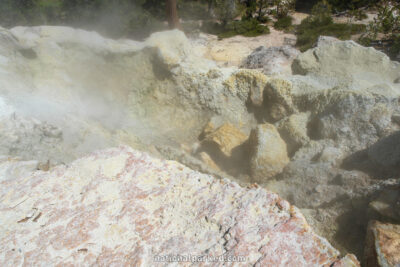 Devil's Kitchen in Lassen Volcanic National Park in California