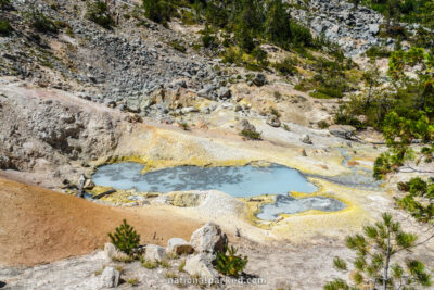 Devil's Kitchen in Lassen Volcanic National Park in California