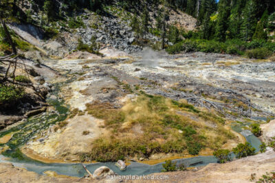 Devil's Kitchen in Lassen Volcanic National Park in California