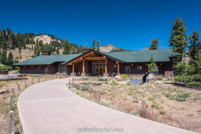 Kohm Yah-mah-nee Visitor Center in Lassen Volcanic National Park in California