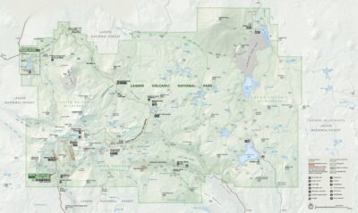 Lassen Volcanic Park Map