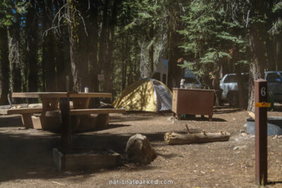 Warner Valley Campground in Lassen Volcanic National Park in California