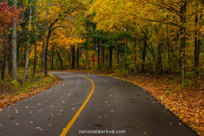 Flint Ridge Road in Mammoth Cave National Park in Kentucky