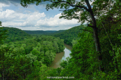 Green River Bluffs in Mammoth Cave National Park in Kentucky