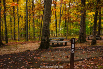 Headquarters Campground in Mammoth Cave National Park in Kentucky