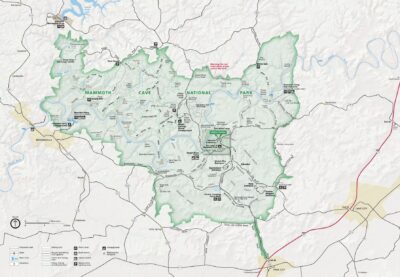 Mammoth Cave Park Map