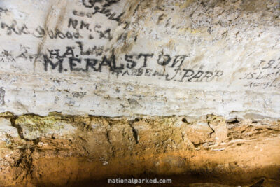 Snowball Room in Mammoth Cave National Park in Kentucky