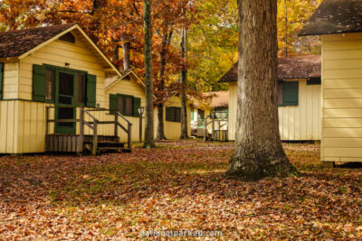 Woodland Cottages in Mammoth Cave National Park in Kentucky