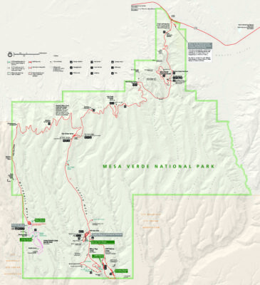 Mesa Verde Park Map