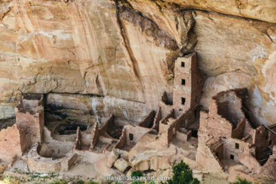 Square Tower House in Mesa Verde National Park in Colorado