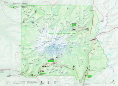 Mount Rainier Park Map
