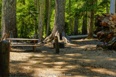 White River Campground in Mount Rainier National Park in Washington