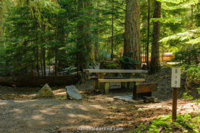 White River Campground in Mount Rainier National Park in Washington