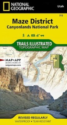 Canyonlands Maze Trails Illustrated