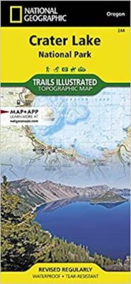 Crater Lake Trails Illustrated