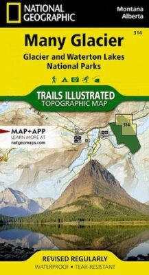 Many Glacier Trails Illustrated